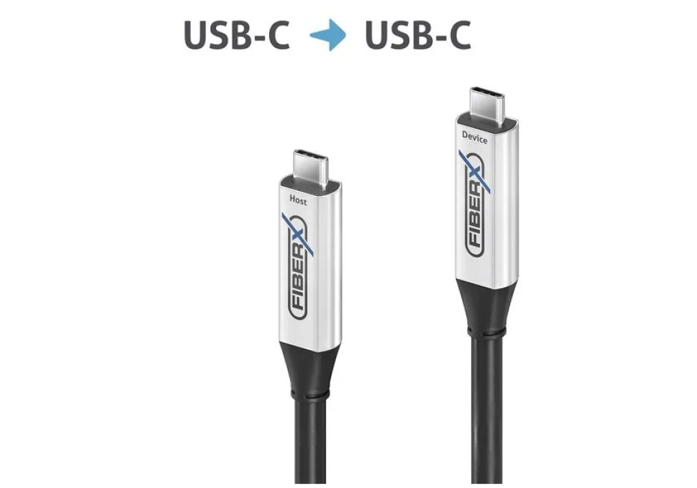 FiberX Câble USB 3.1 FX-I600 USB C - USB C 7.5 m