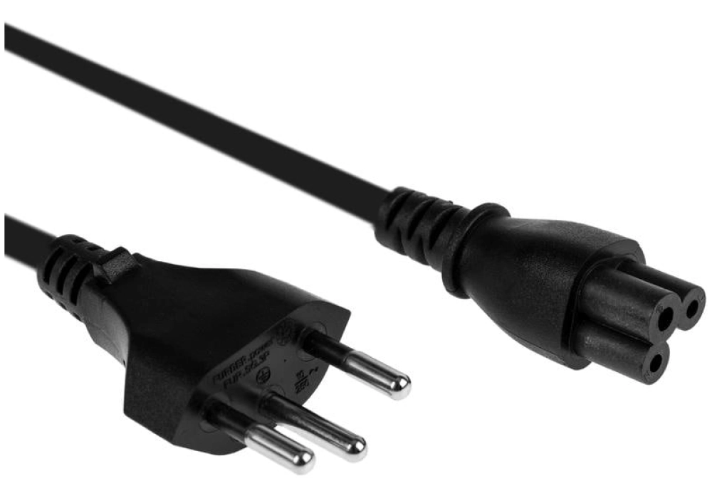 FURBER.power Câble d'alimentation C5-T12 - 0.5 m (Noir) Mickey