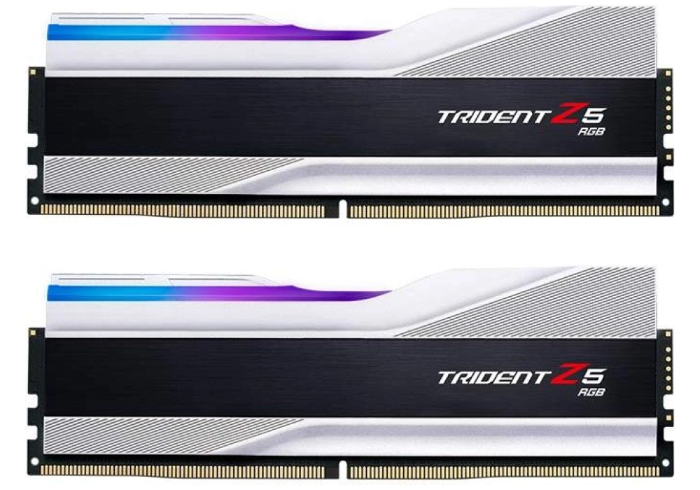 G.Skill Trident Z5 RGB DDR5-5200 - 32GB (2x 16GB - CL40 - Argent)