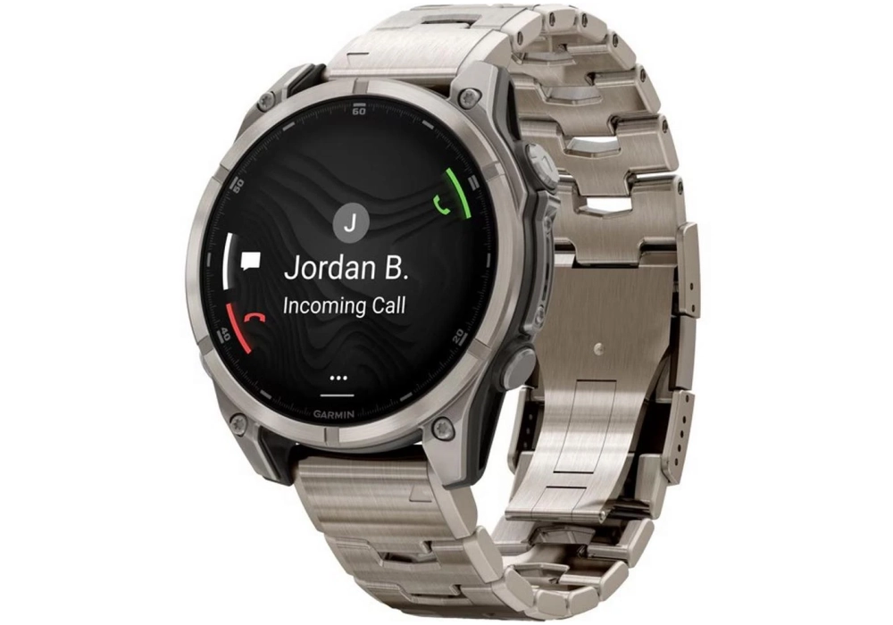 GARMIN Fenix 8 AMOLED Sapphire, 47 mm Argent