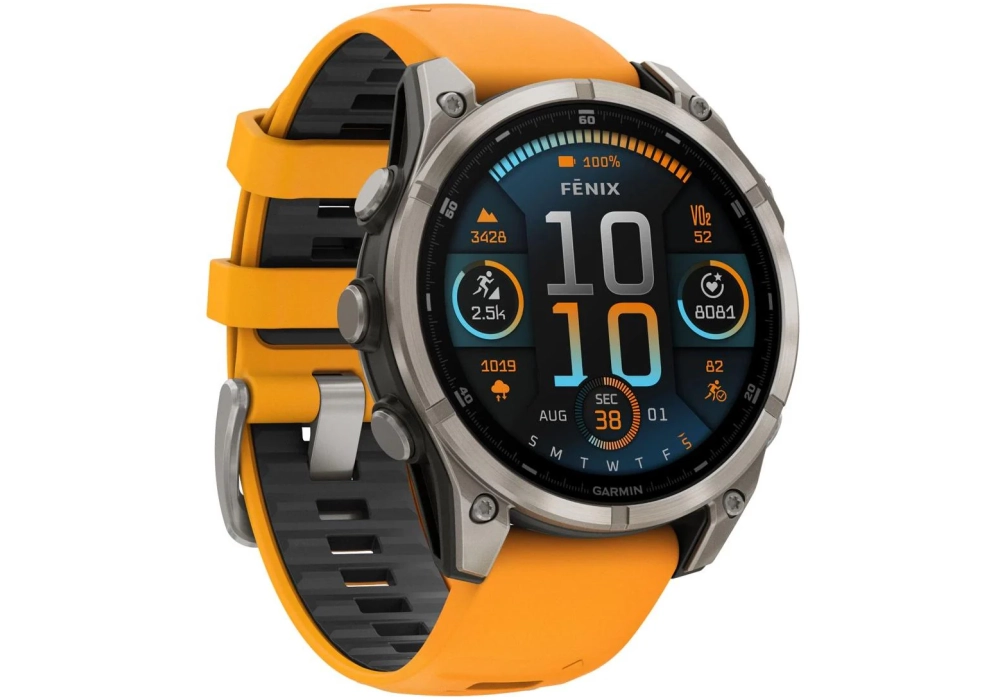 GARMIN Fenix 8 AMOLED Sapphire, 47 mm Orange