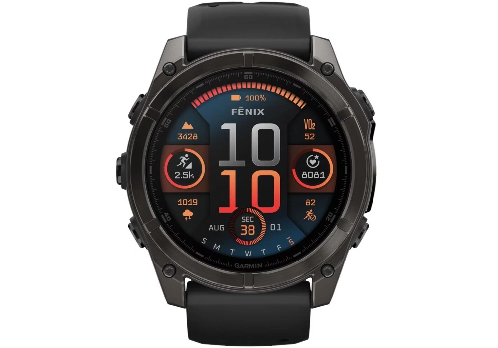 GARMIN Fenix 8 AMOLED Sapphire, 51 mm Anthracite