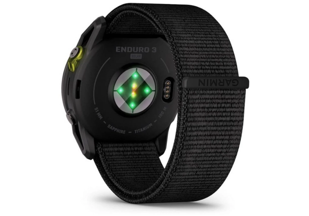 GARMIN Montre de sport Enduro 3 Solar, 51 mm Noir