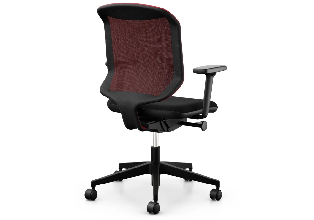 Giroflex Chaise pivotante Chair2Go 434 Noir/Rouge