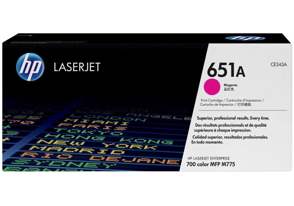 HP Toner Nr. 651A (CE343A) Magenta 