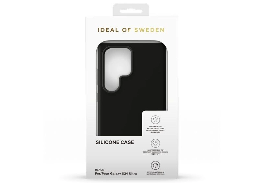 Ideal of Sweden Coque arrière Silicone Galaxy S24 Ultra Noir