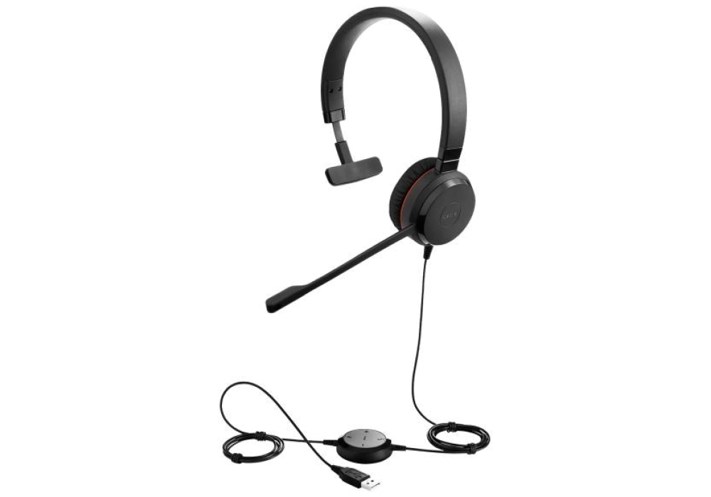 Jabra Evolve 20SE MS Mono USB A Black 4993 823 309 prodimex.ch