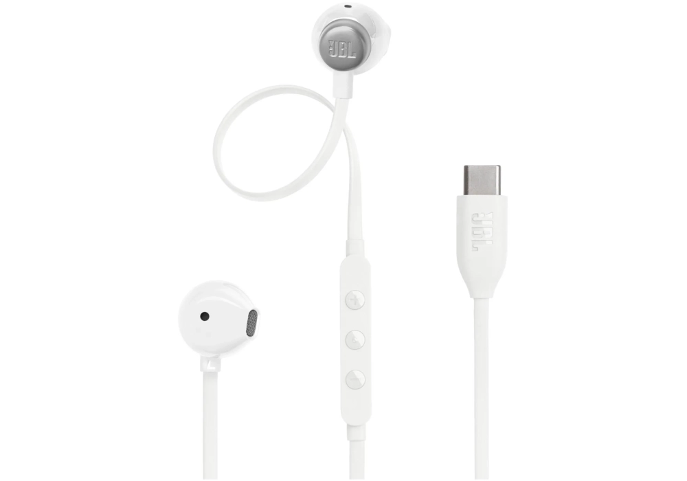 JBL Écouteurs intra-auriculaires Tune 305C Blanc