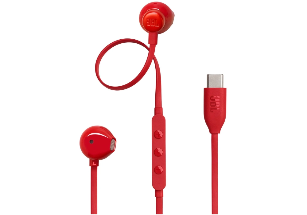 JBL Écouteurs intra-auriculaires Tune 305C Rouge