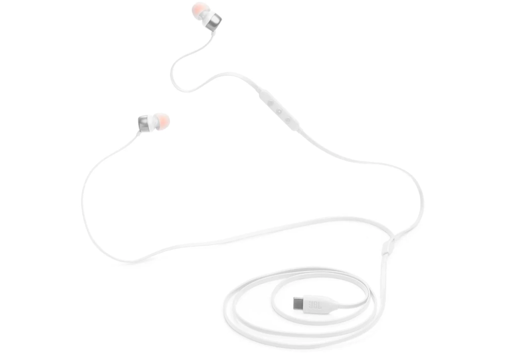JBL Écouteurs intra-auriculaires Tune 310C USB Blanc