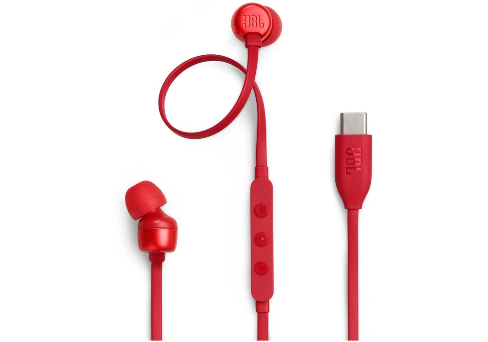 JBL Écouteurs intra-auriculaires Tune 310C USB Rouge