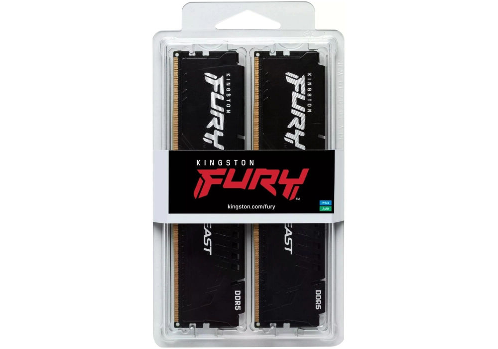 Kingston DDR5-RAM FURY Beast XMP 6400 MHz 2x 32 GB
