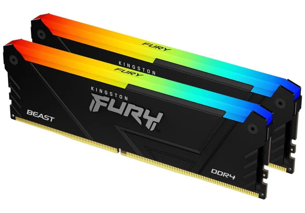 Kingston FURY Beast RGB DDR4-3733 - 32GB (2x 16GB - CL19