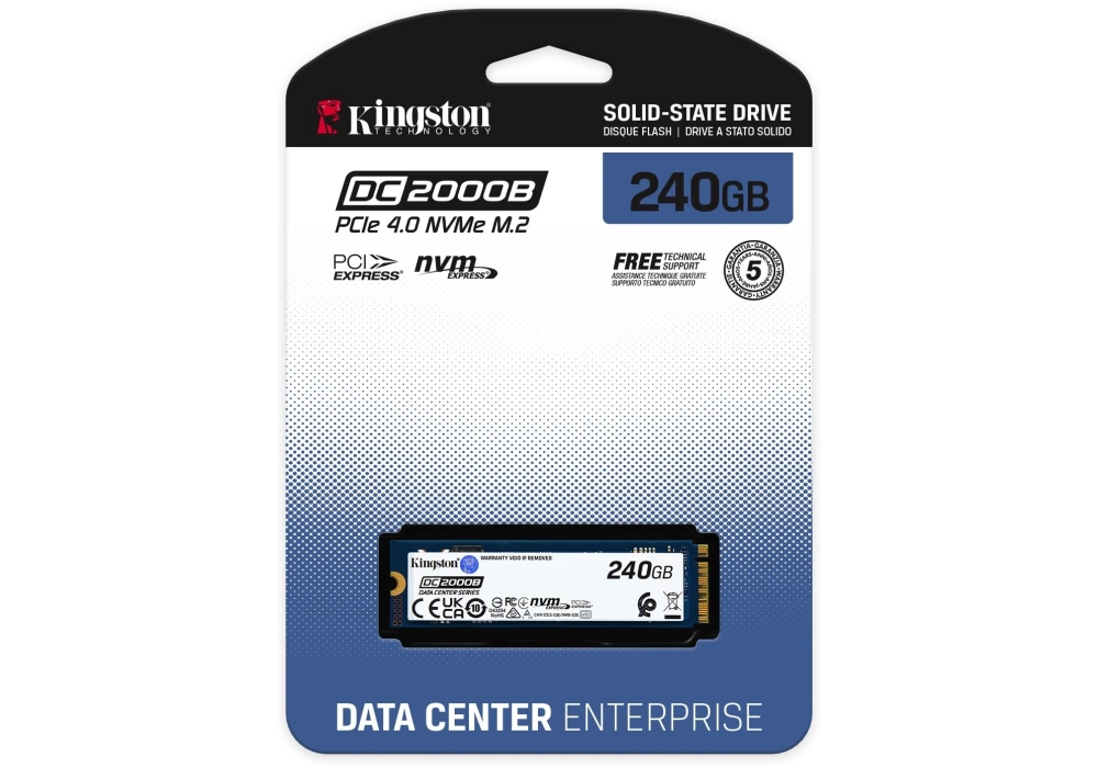 Kingston SSD DC2000B M.2 2280 NVMe 240 GB