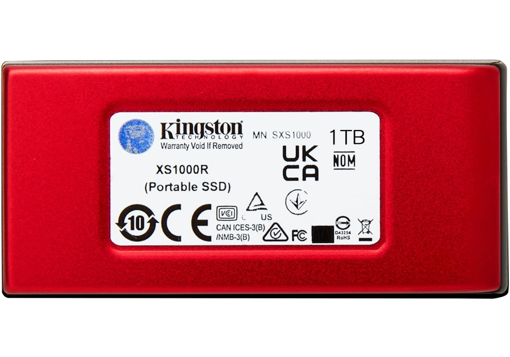 Kingston SSD externe XS1000 1000 GB Rouge