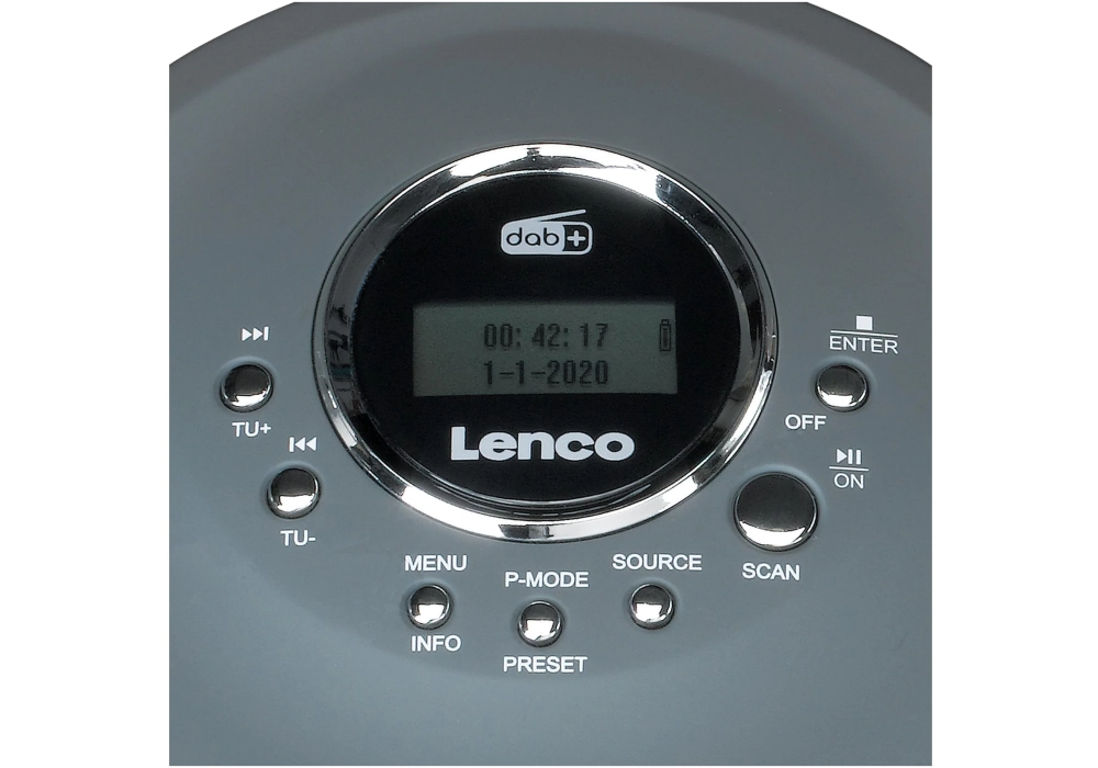 Lenco Lecteur MP3 CD-400GY Gris