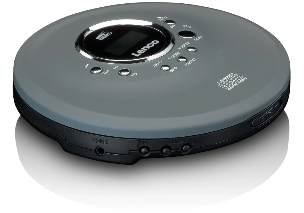 Lenco Lecteur MP3 CD-400GY Gris