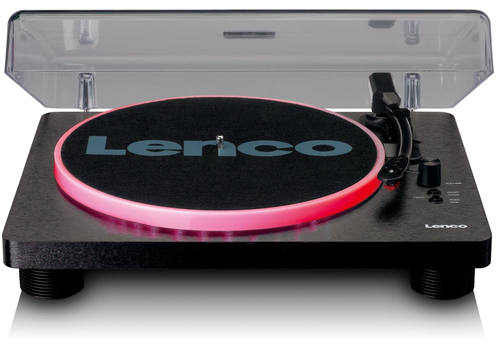 Lenco Tourne-disque LS-50LEDBK Noir