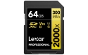Lexar Carte SDXC Professional 2000x GOLD Series 64 GB