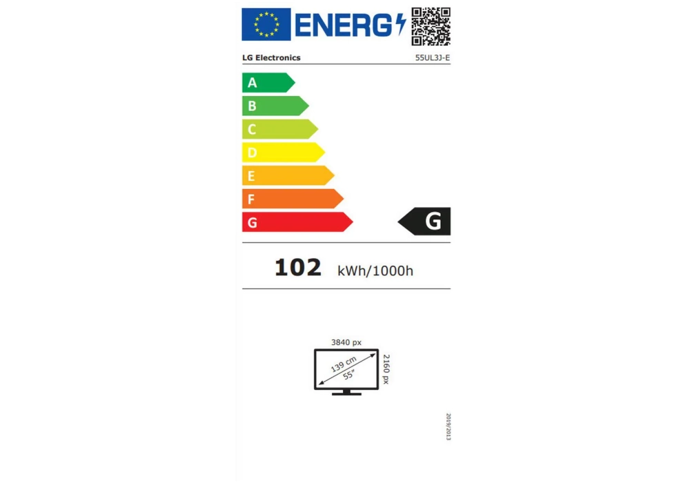 LG Ecran Public 55UL3J-E 55"