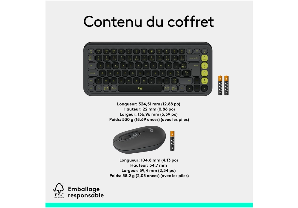 Logitech POP Icon Combo Graphite (CH Layout)