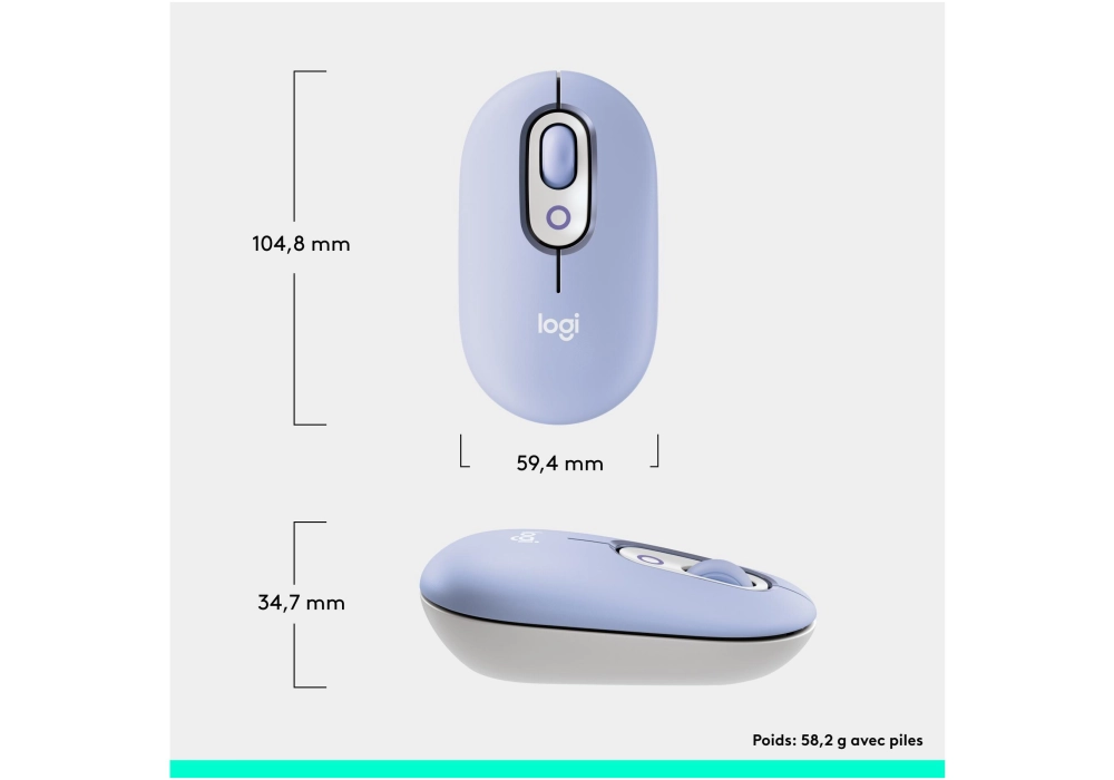 Logitech POP Mouse Lilac