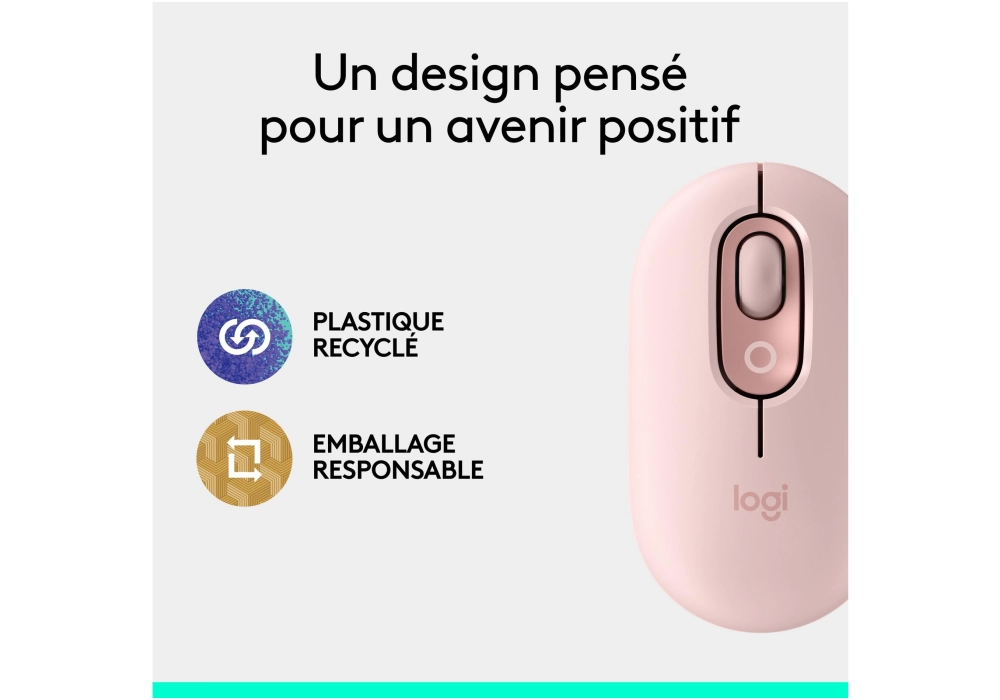 Logitech POP Mouse Rose