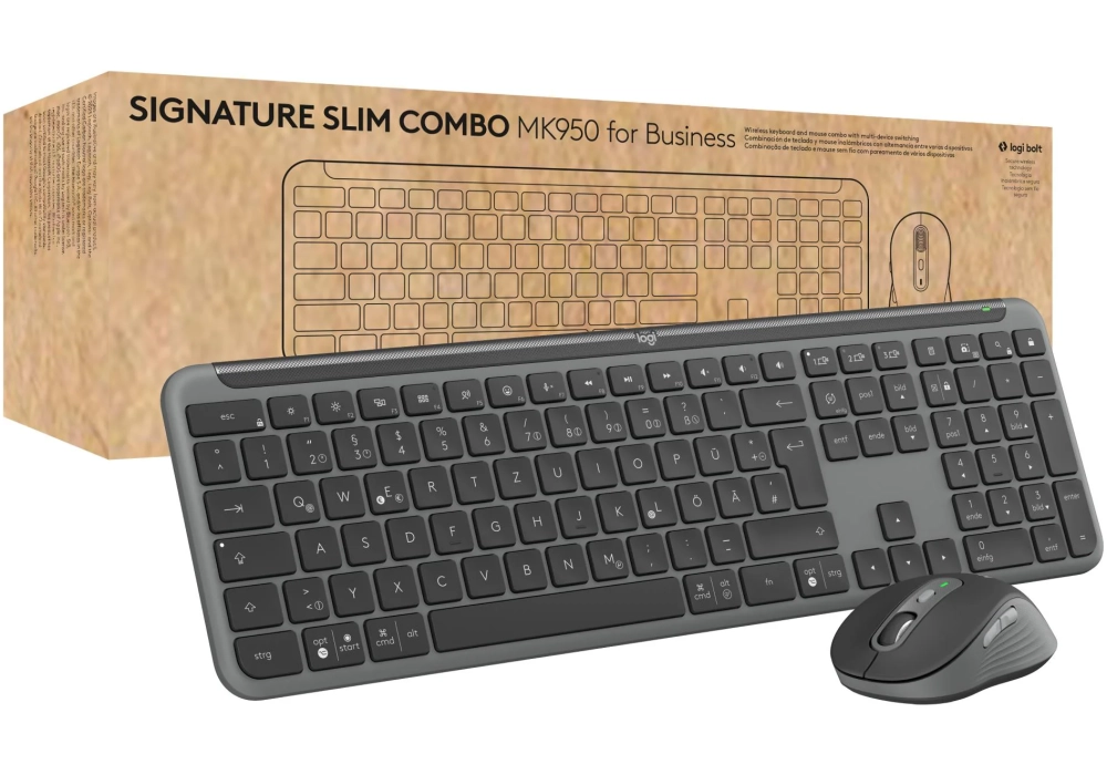 Logitech  Signature Slim Combo MK950 for business  (CH Layout)