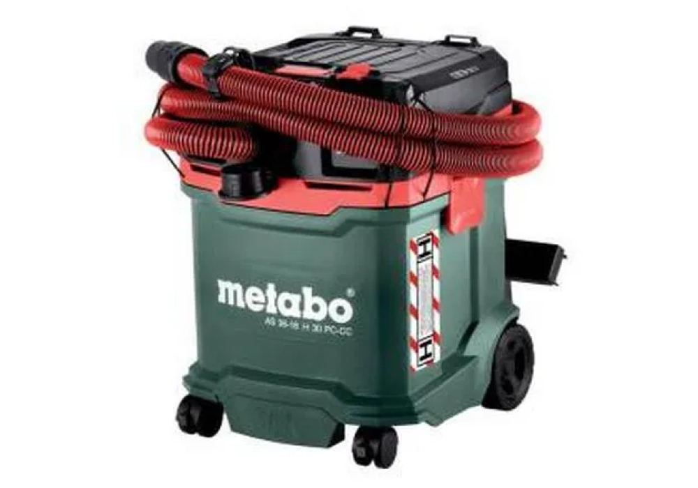 Metabo Aspirateur à déchets humides/secs sans fil AS 36-18 H 30 PC-CC Solo