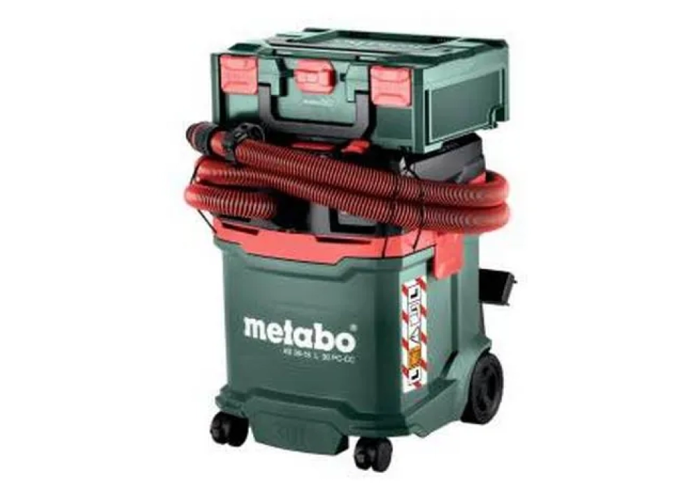 Metabo Aspirateur à déchets humides/secs sans fil AS 36-18 L 30 PC-CC Solo