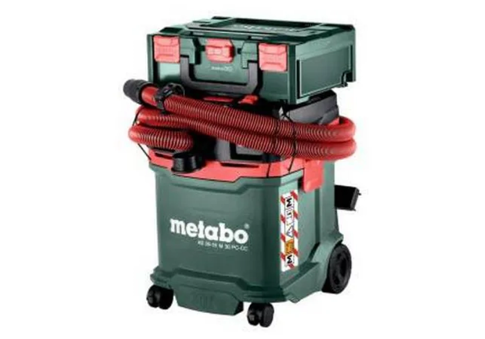 Metabo Aspirateur à déchets humides/secs sans fil AS 36-18 M 30 PC-CC Solo