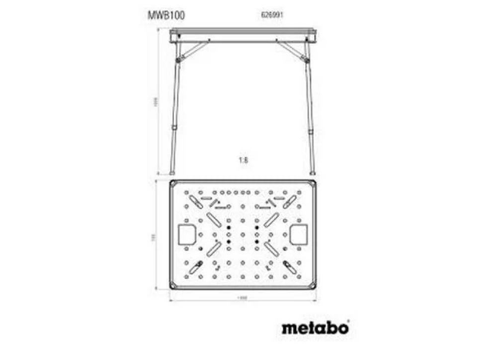 Metabo Table multifonctions MWB 100