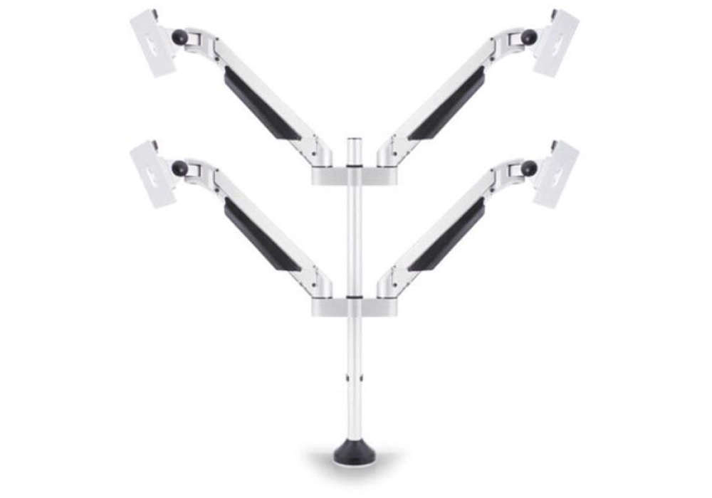 Multibrackets Supports de table Quad jusqu'à 10 kg – Blanc