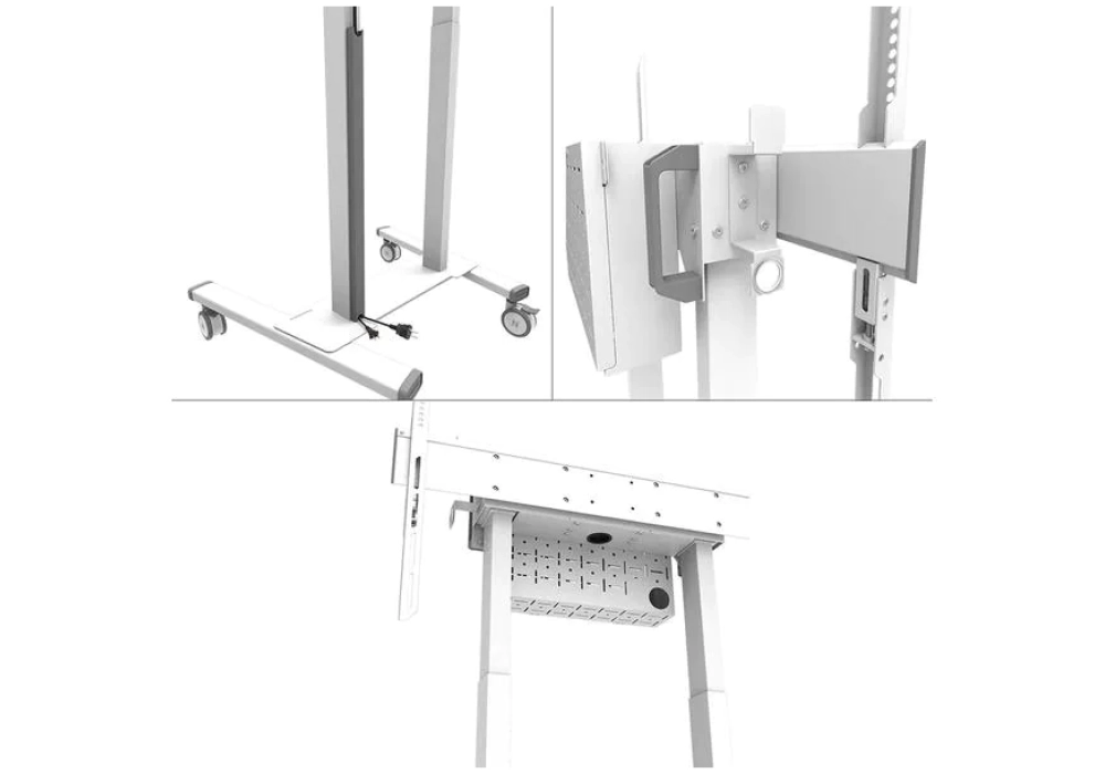 NEOMOUNTS Trolley TV FL55-875WH1 Blanc