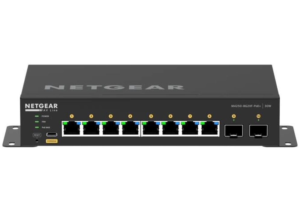 Netgear M4250-8G2XF-PoE+