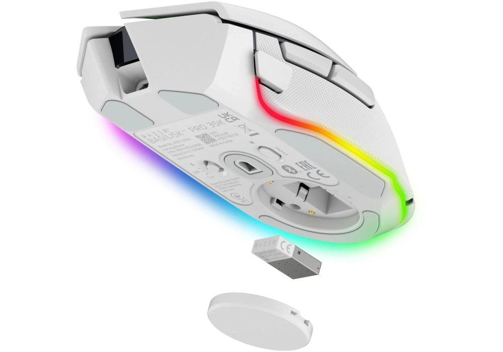 Razer Basilisk V3 Pro 35k Blanc