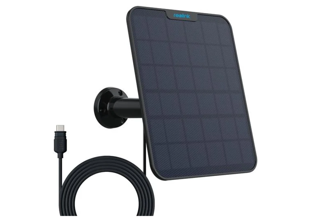 Reolink Panneau solaire 2 avec port USB-C Noir