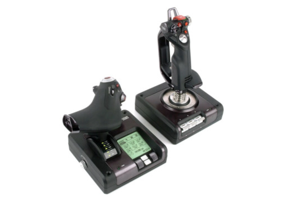 saitek x52 pro flight control system joystick throttle