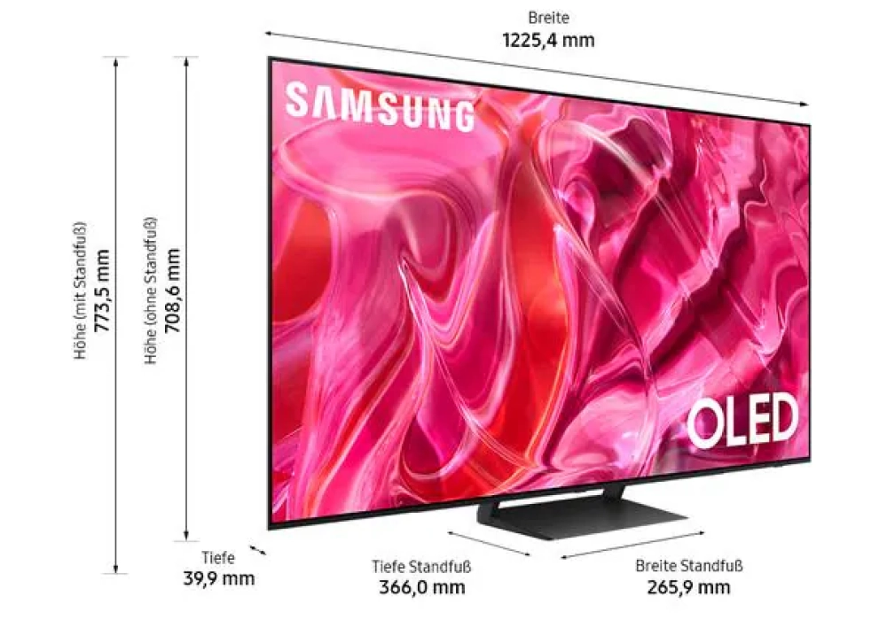Samsung TV QE55S90C ATXZU 55", 3840 x 2160 (Ultra HD 4K), OLED