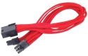 SilverStone Rallonge de câble 8Pin - 6+2Pin PCIe rouge