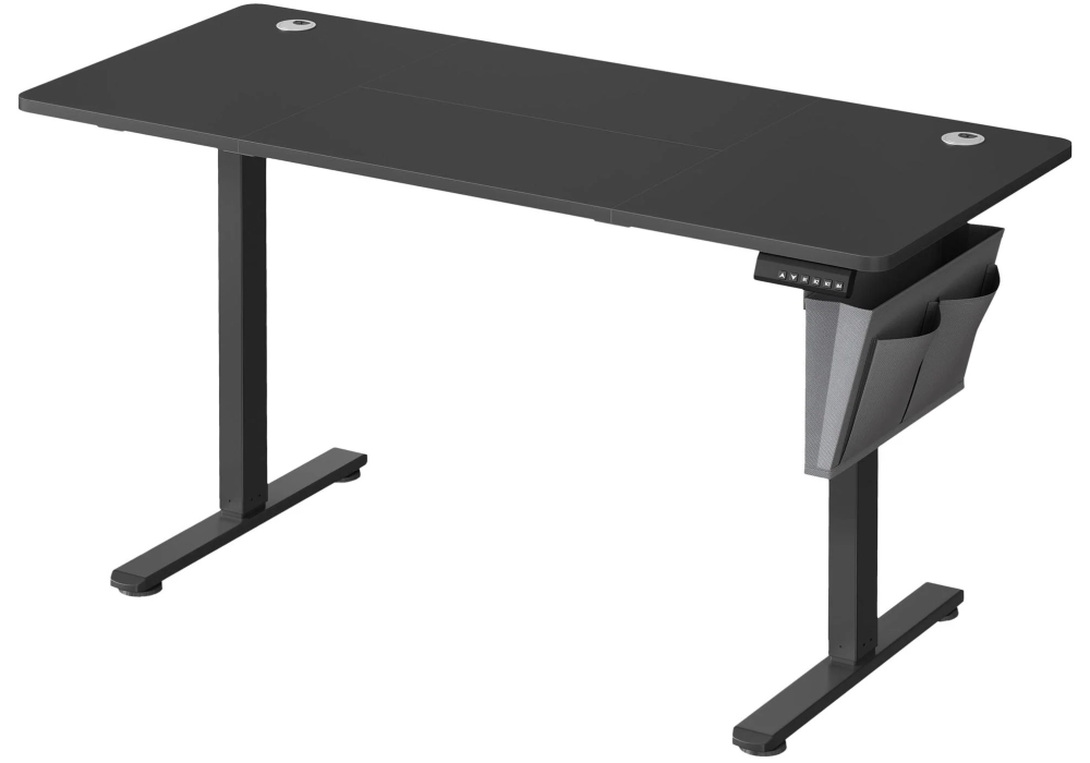 Songmics Table haute 140 x 60 cm, réglable en hauteur