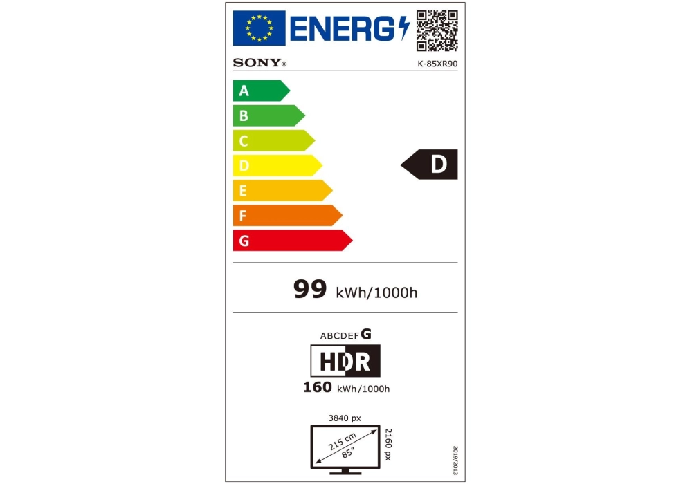 Sony Ecran Public FWD-85XR90 85 "