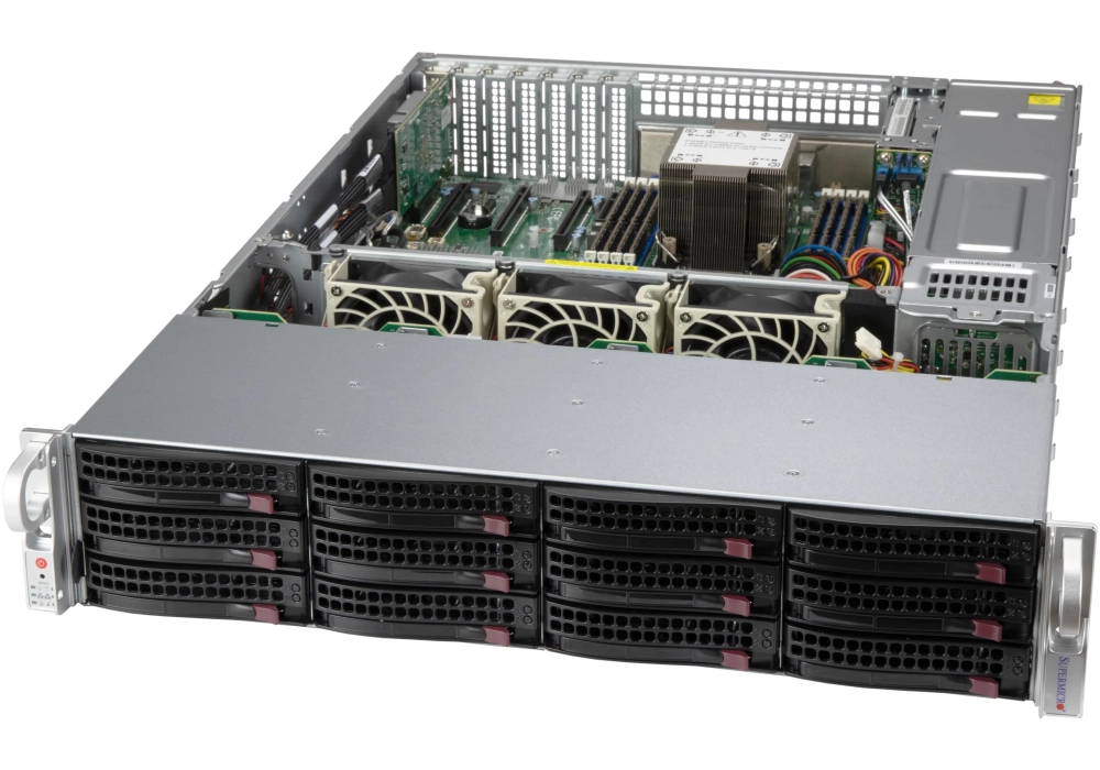 Supermicro SuperChassis 826BAC12-R802LPB