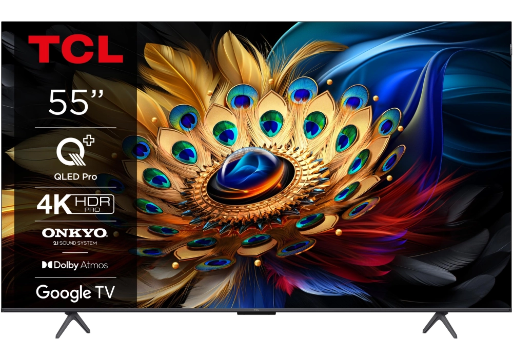 TCL TV 55C655 55", 3840 x 2160 (Ultra HD 4K), QLED