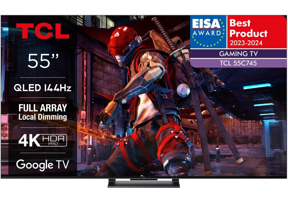 TCL TV 55C745 55", 3840 x 2160 (Ultra HD 4K), QLED