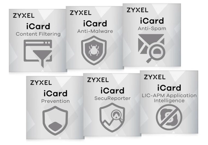 Zyxel iCard bundle de services USG FLEX 500 - 1 an