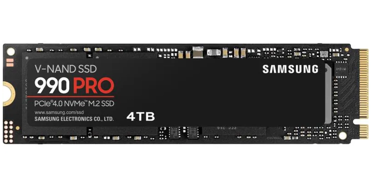 Samsung MZ-V9P4T0BW  Samsung 990 PRO M.2 4 To PCI Express 4.0 V-NAND MLC  NVMe