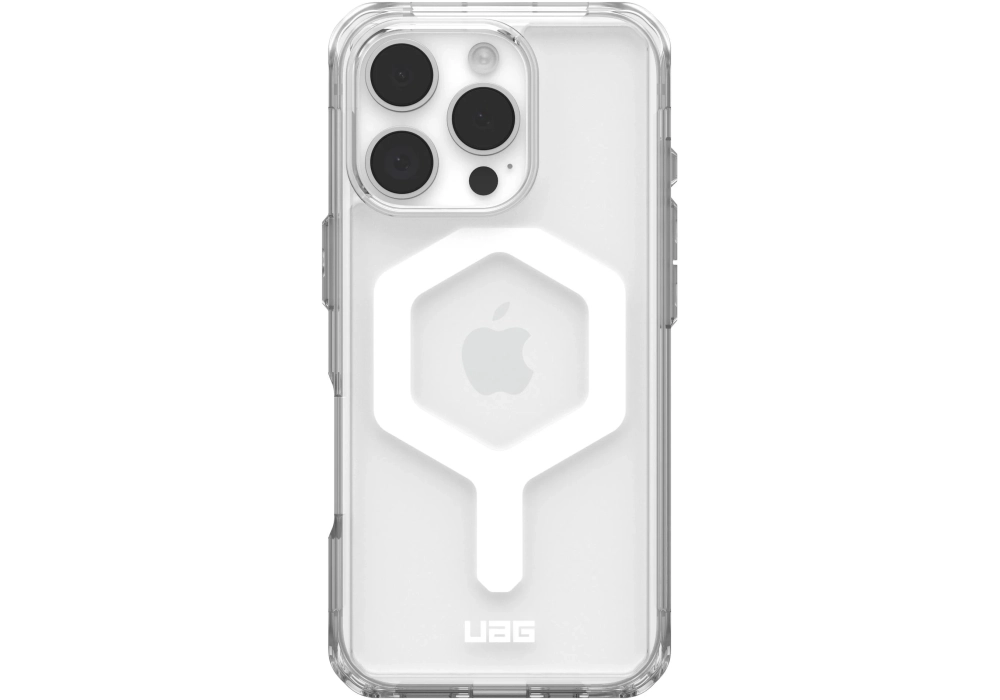 UAG Coque arrière Plyo MagSafe Apple iPhone 16 Pro Ice/White