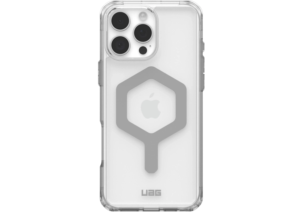 UAG Coque arrière Plyo MagSafe Apple iPhone 16 Pro Max Ice/Silver