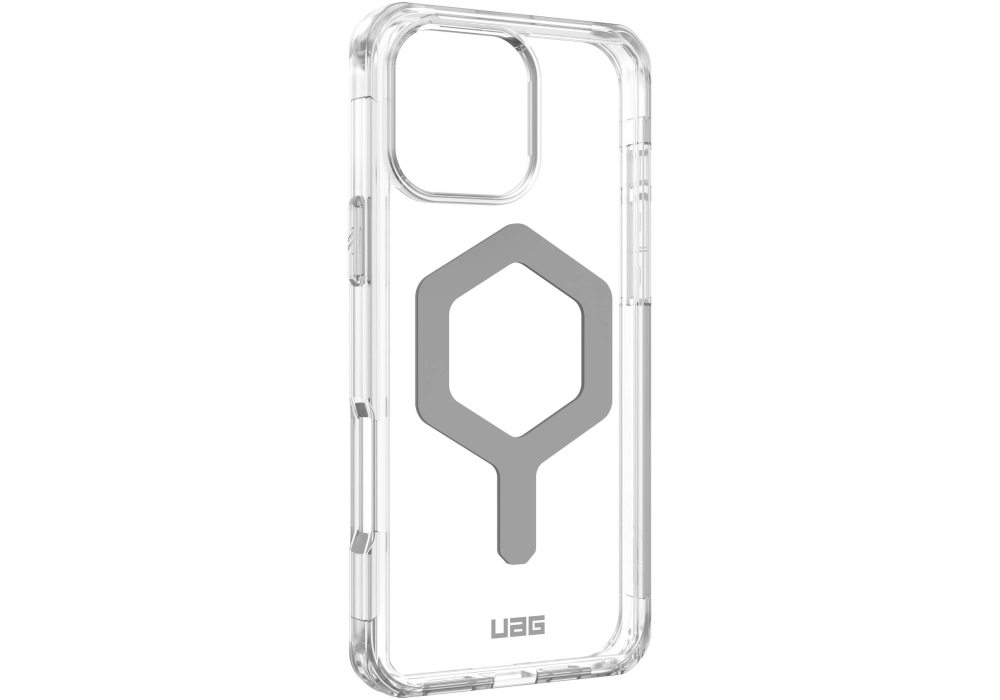 UAG Coque arrière Plyo MagSafe Apple iPhone 16 Pro Max Ice/Silver